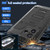 iPhone 17 Four-proof Metal Hybrid Silicone Phone Case - Black