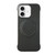 iPhone 17 Frameless Leather-Skin PC MagSafe Holder Phone Case - Black