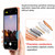 iPhone 17 Frosted PC Hybrid TPU Magnetic Phone Case with AI Sensing Key - Orange