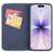 iPhone 17 GEBEI Top-grain Horizontal Flip Leather Phone Case - Blue