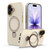 iPhone 17 Gen1.5 Pivot Ring Holder TPU Hybrid PC Phone Case - Apricot