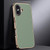 iPhone 17 Genuine Leather PC Phone Case - Green