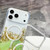 iPhone 17 Gilding MagSafe Hybrid Clear TPU Phone Case - Blue