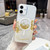 iPhone 17 Gilding MagSafe Hybrid Clear TPU Phone Case - White