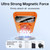 iPhone 17 Glaze PC Camera Window Gyro Kickstand Magnetic Phone Case - Black
