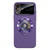 iPhone 17 Glaze PC Camera Window Gyro Kickstand Magnetic Phone Case - Purple