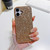 iPhone 17 Glitter Powder Shockproof TPU Phone Case - Desert Gold