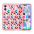 iPhone 17 Glittering Crystal Red Heart Pattern Phone Case - Pink