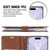 iPhone 17 GOOSPERY BLUE MOON Crazy Horse Texture Leather Phone Case - Brown