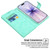 iPhone 17 GOOSPERY MANSOOR DIARY 9 Card Slots Leather Phone Case - Mint Green