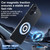 iPhone 17 Graphene Brass Thermal Grease Cooling Frosted Magnetic Phone Case - Black
