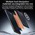 iPhone 17 Graphene Brass Thermal Grease Cooling Frosted Magnetic Phone Case - Black