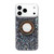 iPhone 17 Hollow Sequins Glitter MagSafe Electroplating Phone Case - Black