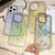 iPhone 17 Holographic Starry Pattern TPU Hybrid IMD Full Coverage Phone Case - Blue