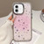 iPhone 17 Holographic Starry Pattern TPU Hybrid IMD Full Coverage Phone Case - Pink