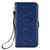 iPhone 17 Honeycomb Dot Texture Leather Phone Case - Blue