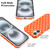 iPhone 17 IMD Colorful Dots Pattern TPU Full Coverage Phone Case - Orange