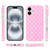 iPhone 17 IMD Colorful Dots Pattern TPU Full Coverage Phone Case - Pink
