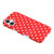 iPhone 17 IMD Colorful Dots Pattern TPU Full Coverage Phone Case - Red
