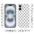 iPhone 17 IMD Colorful Dots Pattern TPU Full Coverage Phone Case - White