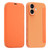 iPhone 17 Imitate Liquid Skin Feel Leather Phone Case with Card Slots - Orange