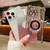 iPhone 17 Invisible Holder Gradient Glitter Magsafe Phone Case - Silver