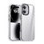 iPhone 17 iPAKY Mingxing Series Shockproof PC+TPU Phone Case - Transparent + Black