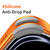 iPhone 17 J TRIBE Metal Frameless Card Slot Lens Holder Phone Case - Orange
