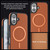 iPhone 17 Kalebol Carbon Fiber MagSafe Phone Case - Brown