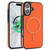 iPhone 17 Kalebol Carbon Fiber MagSafe Phone Case - Orange