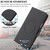 iPhone 17 Kalebol Strong Magnetic MagSafe Ring 2 In 1 Split Leather Phone Case - Black