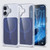 iPhone 17 Kalebol Transparent Magnetic MagSafe Skin Feel Phone Case - Blue