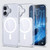 iPhone 17 Kalebol Transparent Magnetic MagSafe Skin Feel Phone Case - White