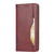 iPhone 17 Knead Skin Texture Flip Leather Phone Case - Wine Red