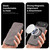 iPhone 17 Knight Shield 360 Rotation Holder MagSafe RFID Leather Phone Case - Grey