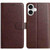 iPhone 17 Lambskin 8-card Slot Leather Phone Case - Brown