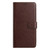 iPhone 17 Lambskin 8-card Slot Leather Phone Case - Brown