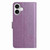 iPhone 17 Lambskin 8-card Slot Leather Phone Case - Purple
