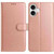 iPhone 17 Lambskin 8-card Slot Leather Phone Case - Rose Gold