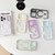 iPhone 17 Large Hole Camera Macaron Transparency MagSafe Phone Case - Black