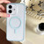 iPhone 17 Large Hole Camera Macaron Transparency MagSafe Phone Case - Light Blue