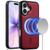 iPhone 17 LC.IMEEKE L6 Series MagSafe Magnetic Phone Case - Red