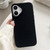 iPhone 17 Leather Texture TPU Full Coverage Phone Case - Black