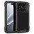 iPhone 17 Lens Holder Metal IP54 Life Waterproof Three-proof MagSafe Phone Case - Black