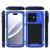 iPhone 17 Lens Holder Metal IP54 Life Waterproof Three-proof MagSafe Phone Case - Blue