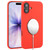 iPhone 17 Liquid Silicone Full Coverage MagSafe Phone Case - Red