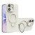 iPhone 17 Liquid Silicone MagSafe Holder Phone Case - White