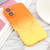 iPhone 17 Liquid TPU Silicone Gradient MagSafe Phone Case - Orange Yellow