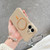 iPhone 17 Litchi Texture Brushed MagSafe PU Back Cover Phone Case - Brown