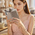 iPhone 17 Litchi Texture Wallet Mirror Leather Phone Case - Brown